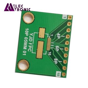 pcb تبذيل FPC to dip 10 pin