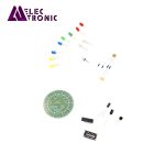 KIT Colorful Voice Controlled Rotating Light LED گرد - تصویر 2