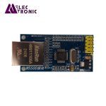 ماژول شبکه W5500 با ارتباط spi برد آبي
