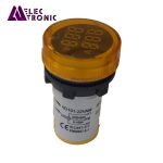 ولت متر و آمپرمتر AC چراغ سيگنالي زرد 0-100a 50-500v - تصویر 3
