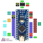آردوینو نانو Arduino Nano CH340 با پورت Type-C - تصویر 3