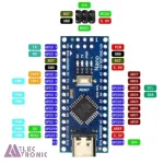 آردوینو نانو Arduino Nano CH340 با پورت Type-C - تصویر 8