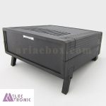 باکس پلاستیکی تجهیزات الکترونیکی رومیزی 33-15 Black با ابعاد 72×199×225 میلی متر