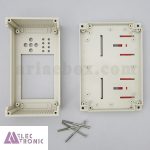 باکس ریلی پلاستیکی کنترل صنعتی ABR101-A1X با ابعاد 65×110×155 میلی متر - تصویر 2