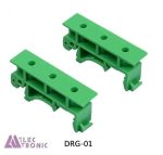 براکت ریلی کوچک نصب برد الکترونیکی DRG01 با ابعاد 18×10×43 میلی متر - تصویر 3