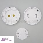 جعبه گرد دیواری مخابره صوت اسپیکر ABM134-A1 با ابعاد 25×80 میلی متر - تصویر 2