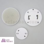 جعبه گرد دیواری مخابره صوت اسپیکر ABM134-A1 با ابعاد 25×80 میلی متر - تصویر 3