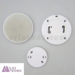 جعبه گرد دیواری مخابره صوت اسپیکر ABM134-A1 با ابعاد 25×80 میلی متر - تصویر 6