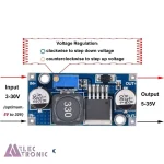 ماژول افزاینده ولتاژ DC به DC مدل XL6009E1 (LM2577) - تصویر 3