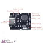 ماژول پاوربانک Type-C افزاینده ولتاژ 5V 2A با خروجی USB - تصویر 2