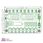 ماژول سون سگمنت ۸ رقمی TM1638 با ۸ کلید و ۸ LED - تصویر 8