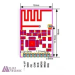 ماژول فرستنده گیرنده بی‌سیم Mini nRF24L01+ 2.4GHz - تصویر 11