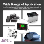نمایشگر دیجیتال ولتاژ و سطح شارژ باتری 12 تا 60 ولت (LED قرمز) - تصویر 7